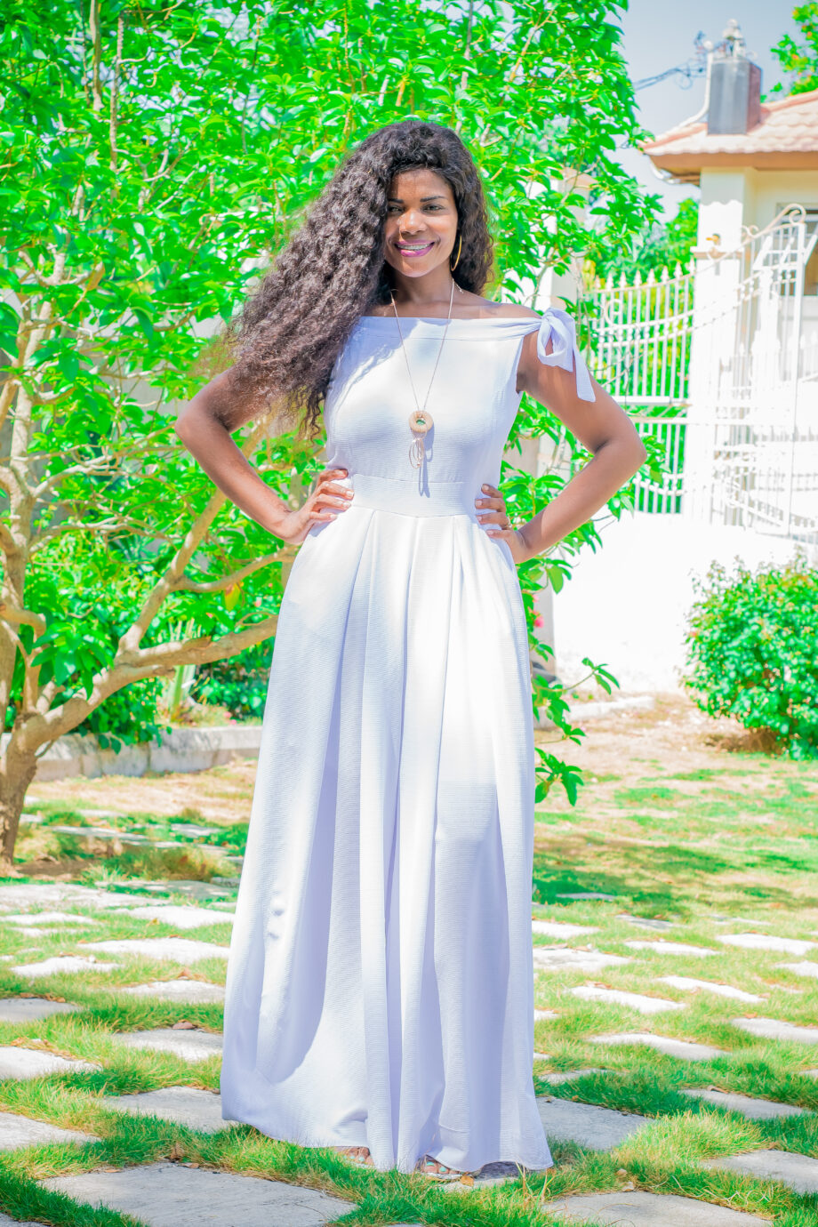 Jo'anna tie shoulder jumper