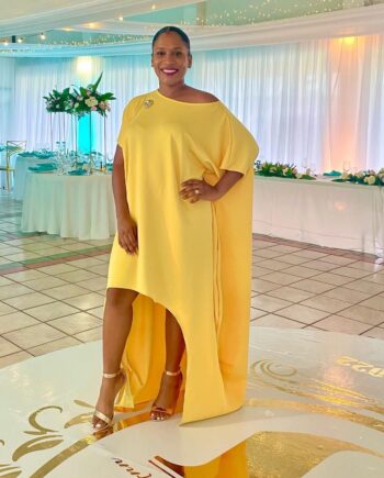 The Aquila high-low dress