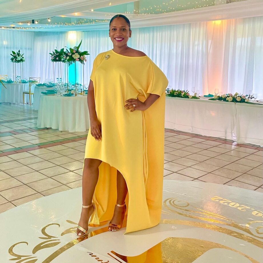The Aquila high-low dress