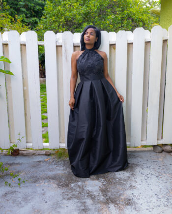 Antique silcara box pleat maxi dress