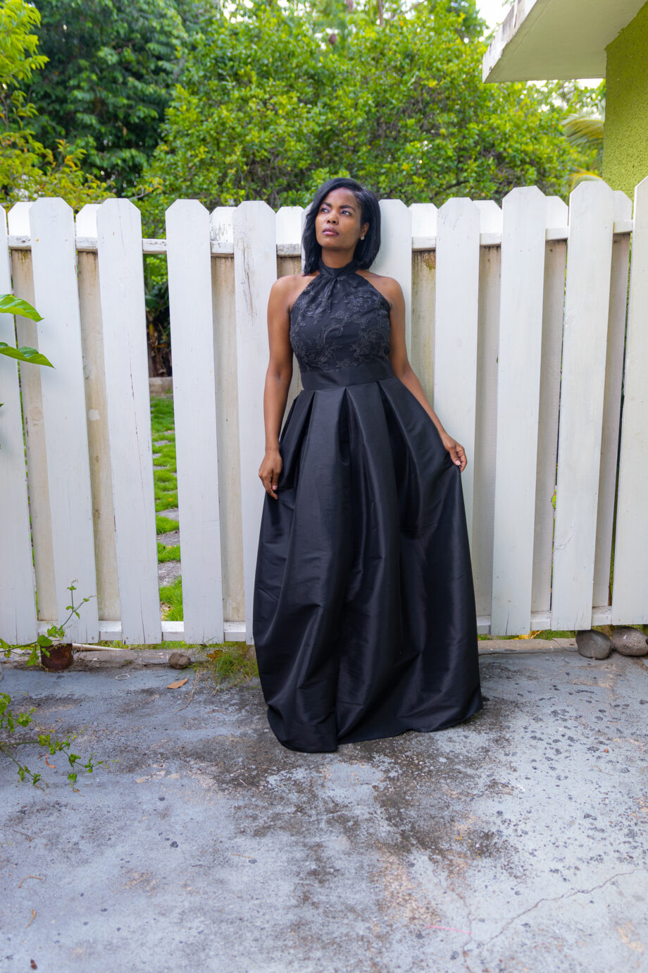 Antique silcara box pleat maxi dress
