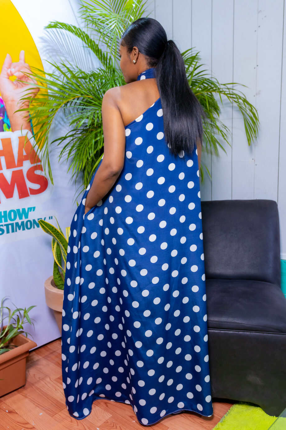 Faithflow one shoulder maxi dress