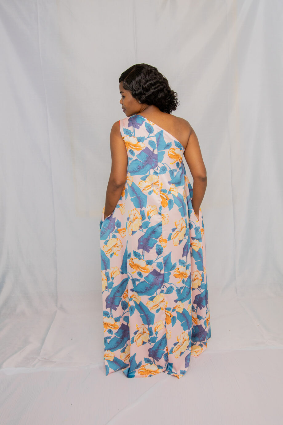 Faithflow one shoulder maxi dress