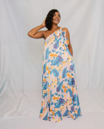 Faithflow one shoulder maxi dress