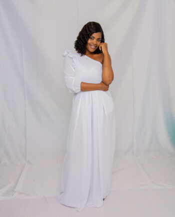 Laban one shoulder palazzo jumper