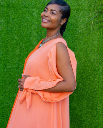 Ora Peach faithflow maxi dress