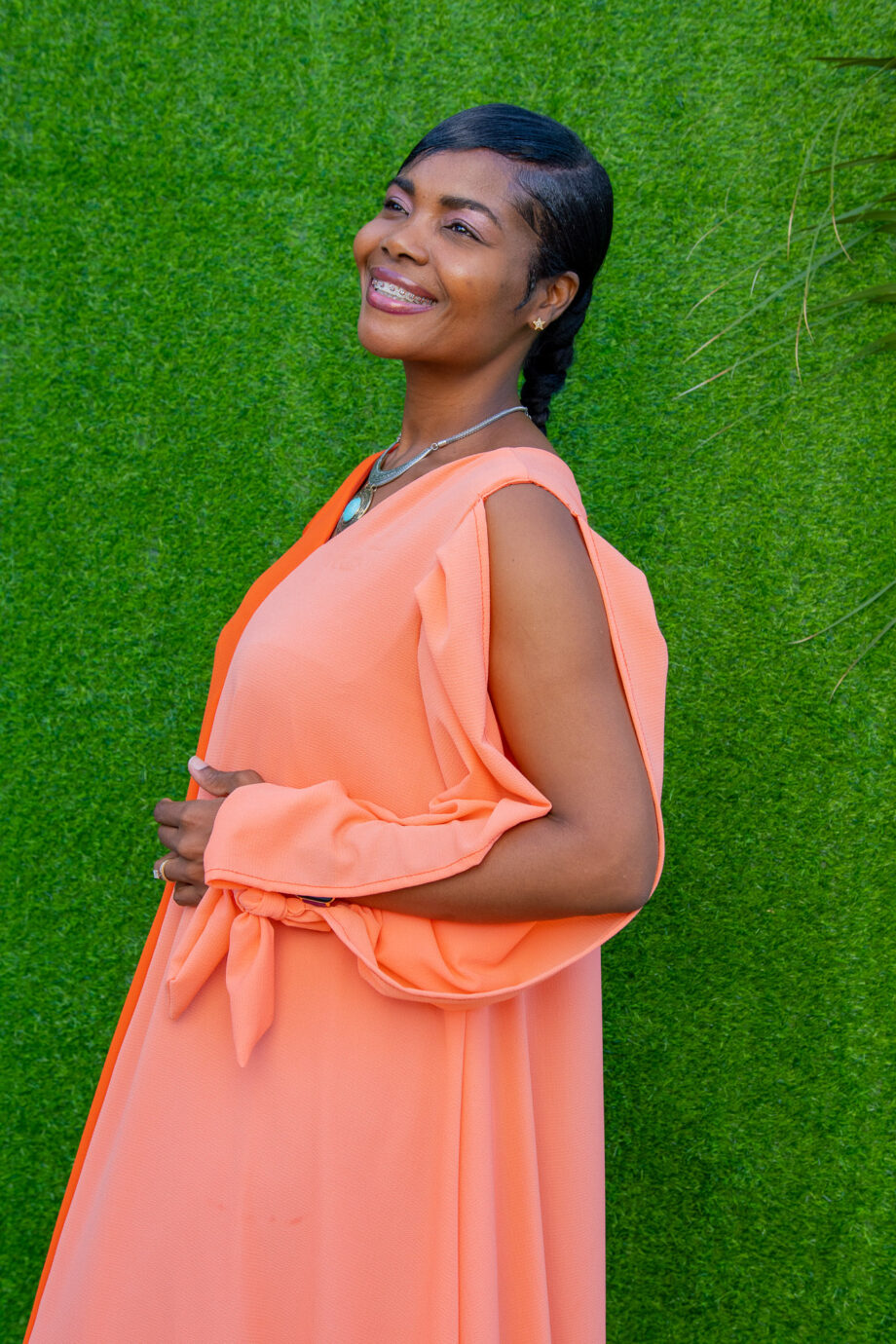 Ora Peach faithflow maxi dress