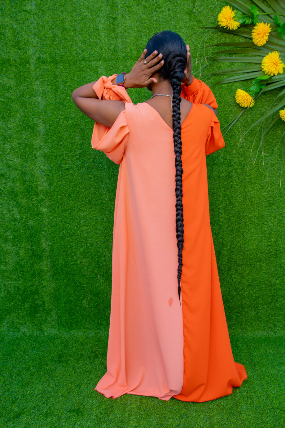 Ora Peach faithflow maxi dress