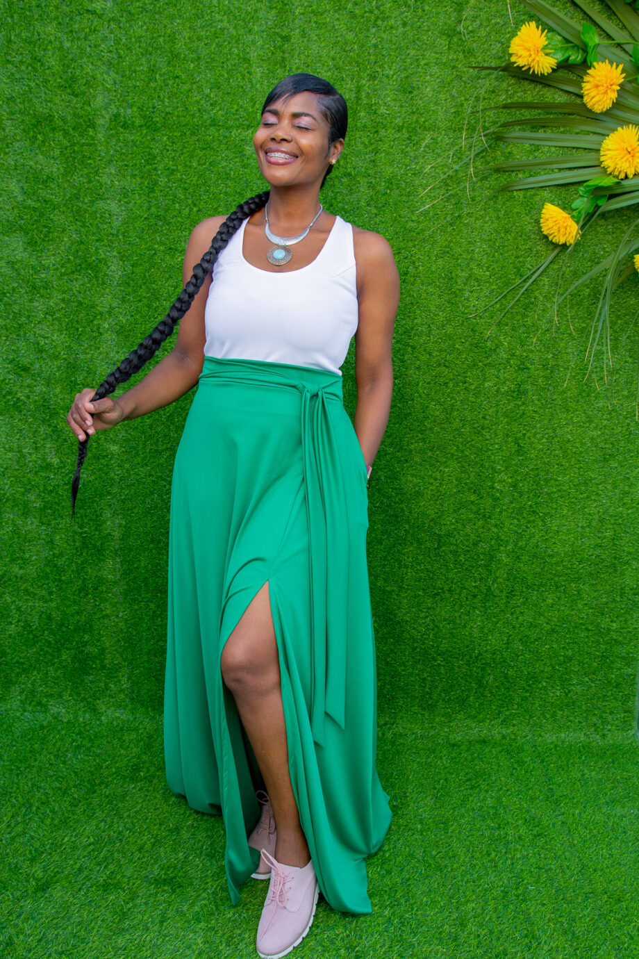Lockie stringed skirt