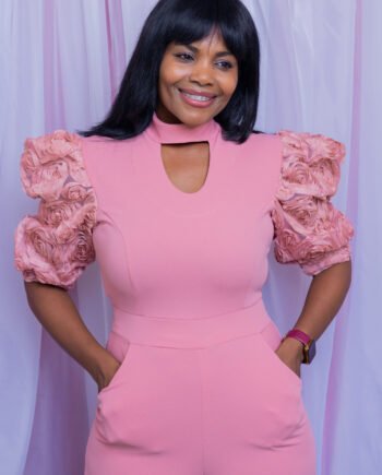 Rosett sleeve blush jumper