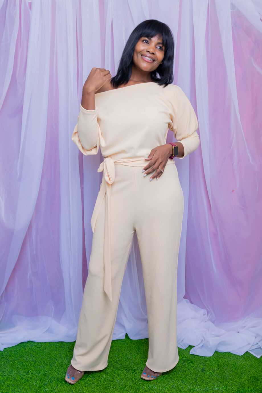 Creami sizzle kimono palazzo jumper