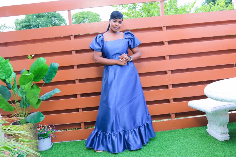 Silcron Frilled hem versatile maxi